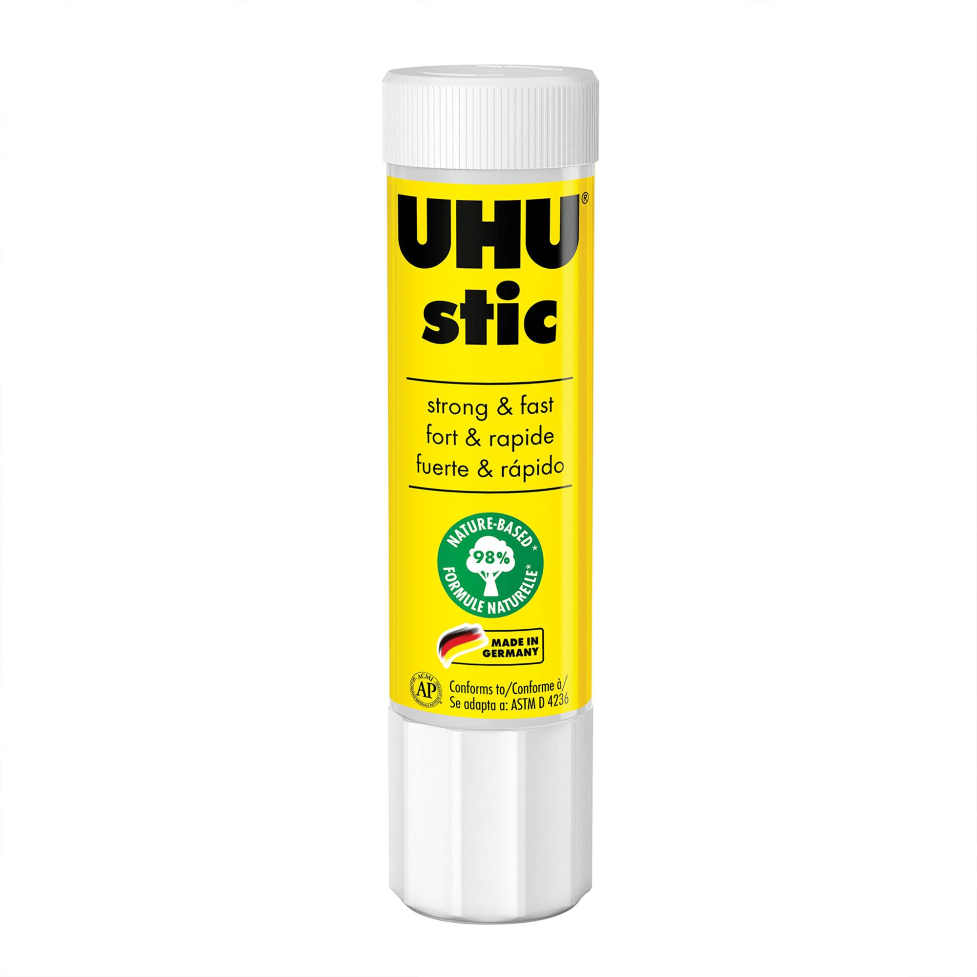 STAEDTLER® 21g Clear UHU Stic Permanent Glue Sticks, 12ct.